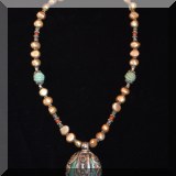 J05. Beaded necklace. 
